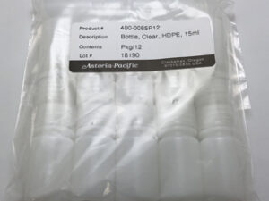 Bottle, HDPE, 15mL
